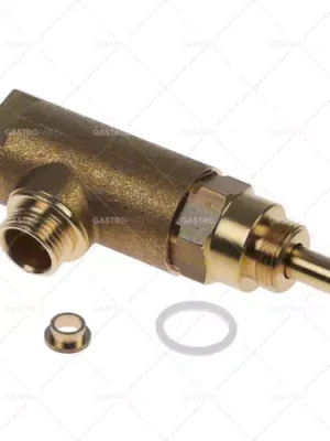 kohoutek na páru/vodu s těsněním, pružinou a pouzdrem přívod 3/8" vývod 3/8" hřídel 6,5x8 hřídel D 30mm Pouze Dnes