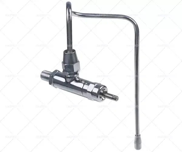 Horká Nabídka pravý parní ventil s parní trubicí. Délka trubky 3/8" Průměr trubky 250 mm Chromovaná mosaz 8 mm
