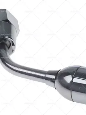 Aktuální závit vodovodního potrubí 3/8" L 90mm trubka ø 8mm WS 24 chromovaná mosaz