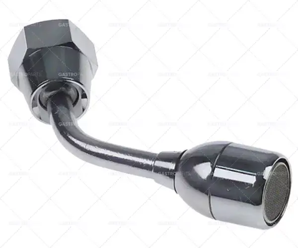 Aktuální závit vodovodního potrubí 3/8" L 90mm trubka ø 8mm WS 24 chromovaná mosaz