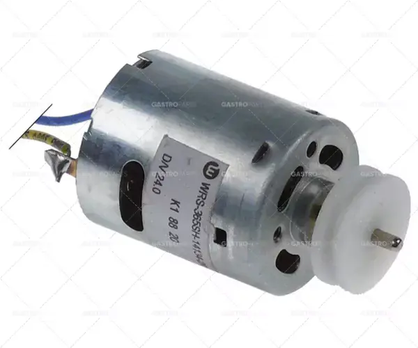 Jen Po Omezenou Doba motor s řemenicí ø 28mm L 32mm délka kabelu 250mm barvy kabelu modrá/žlutá