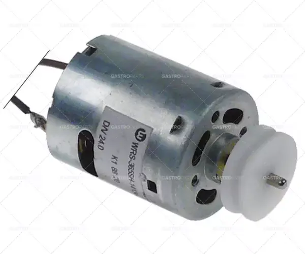 Zlevněný motor s řemenicí 24V 1fázový hřídel ø 2mm typ WRS-365SH-14134 ø 28mm L 32mm
