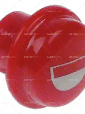 Akční Cena kulatý knoflík o průměru 17 mm červený 1 malý plastový kelímek