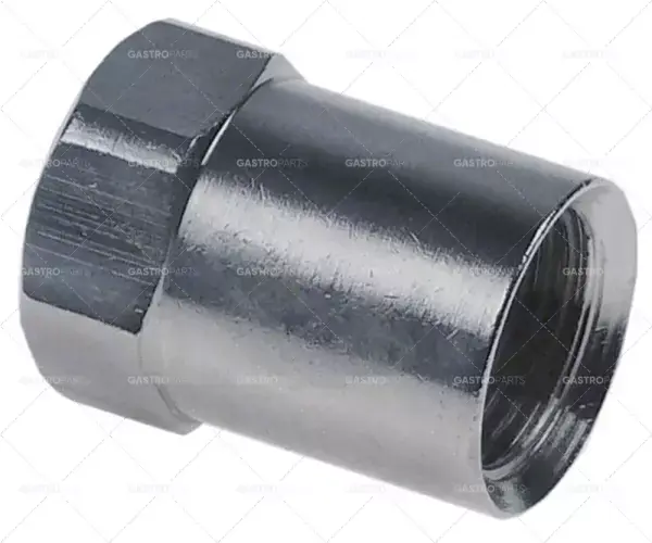Sleva převlečná matice závit 3/8" l 30mm otvor ø 12mm ss pro parní/vodní potrubí
