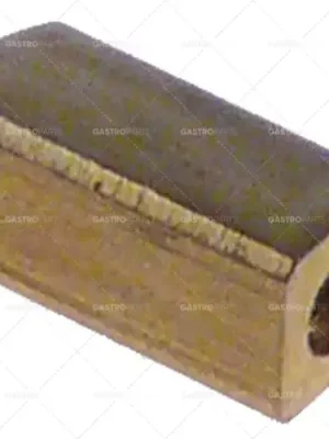 Originální Šroub čtvercový mosazný závit m3 d 13 mm š 6 mm h 6 mm závit d 10 mm