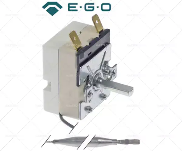 Termostat T.MAX. 190 ° C provozní rozsah 0 až 190 ° C, 1-pólový 16A 1NO senzor o 6 mm sondy L 115mm Aktuální
