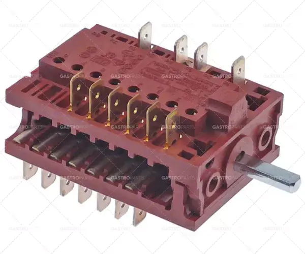 Ihned K Objednání provozní spínač 8 provozních poloh 13NO sekvence 0-1-2-3-4-5-6-7 16A hřídel ø 6x4,6mm