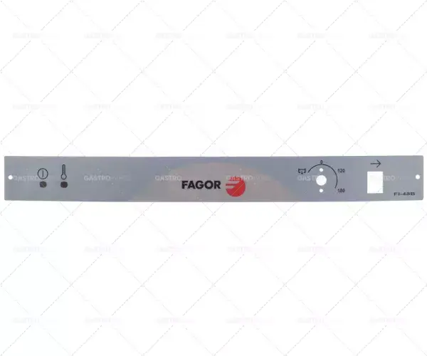 Novinka ovládací panel myčky nádobí fi48 šedý model fi-48b vhodný pro Fagor d 585 mm š 62,5 mm
