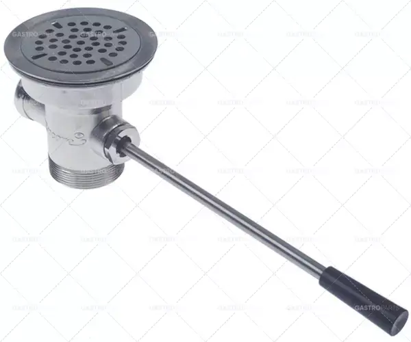závit vypouštěcího šroubení 2" z poniklované mosazi s kolébkovou páčkou Rychlé Dodání