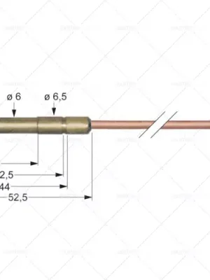 SIT termočlánek M9x1 L 600 mm zásuvka Ø6.0 (6,5) mm Akce