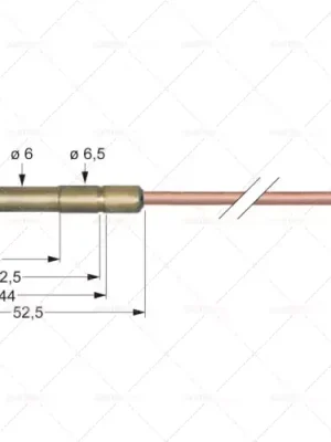 Výhodná Nabídka SIT termoelektrické články M8x1 L 1000 mm zásuvka Ø6.0 (6,5) mm