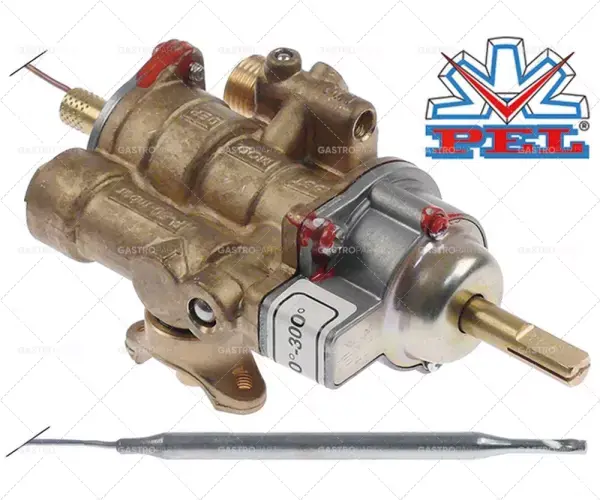 Zlevněný Plyn termostat PEL Typ 25ST 100 až 300 ° C přívodní potrubí plynu příruba Ø21mm KBD o 0,95 mm