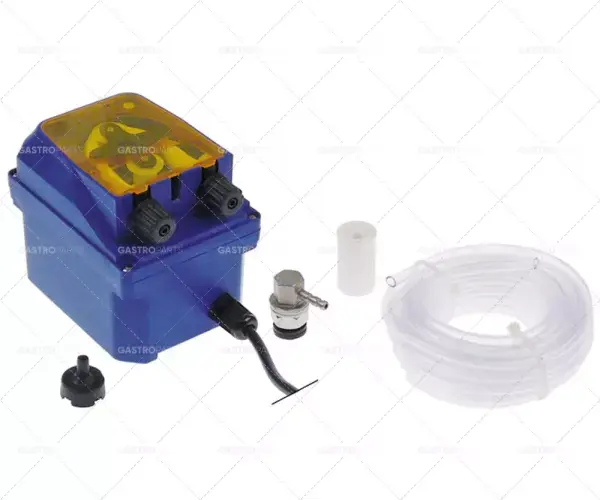 Značkový dávkovací čerpadlo SEKO regulace otáček 1-7l/h 230 VAC hadice na mycí prostředky ø 4x6mm hadice typ K hadice Santopren