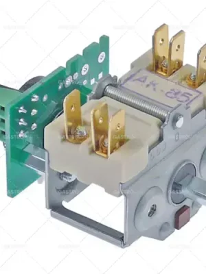 Vačkových spínačů 2 polohy 2NO Spínací sled 0-1 16A osy o 6x4,6mm hřídel délka 23 mm Originální
