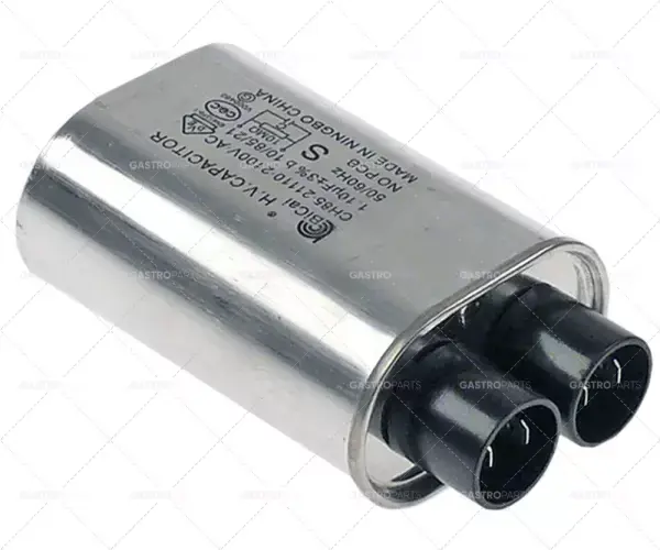 Časově Omezené HV kondenzátor pro typ mikrovlnné 1,1μF CH85-21110 2100V 50 / 60Hz 2-terminální plochým konektorem 4,8 mm