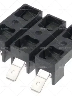 Odeslání Ihned držák pojistky trojitá vhodná pojistka ø6,3x32mm 16A jmenovité napětí 300V D 44mm Š 36mm V 13mm připojení F6.3