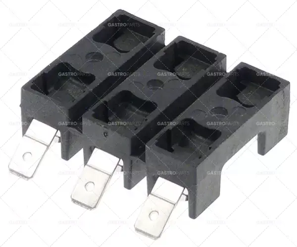 Odeslání Ihned držák pojistky trojitá vhodná pojistka ø6,3x32mm 16A jmenovité napětí 300V D 44mm Š 36mm V 13mm připojení F6.3
