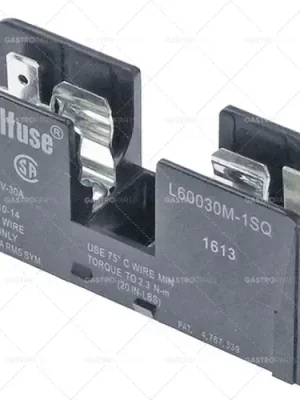 Horká Nabídka držák pojistek, ø5x30mm 30A jmenovité napětí 600V d 76mm š 20mm v 33mm připojení f6,3x0,8