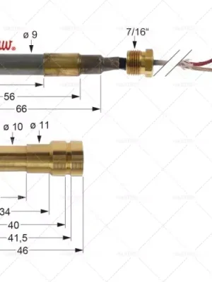 Akce Robertshaw termoelektrický generátor 250-750mv