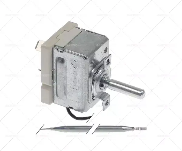 Sleva Termostat t.max. 110°C 1-pólový CO 16A ø čidla 6mm L čidla 94mm kapilára 540mm ø hřídele 6x4,6mm