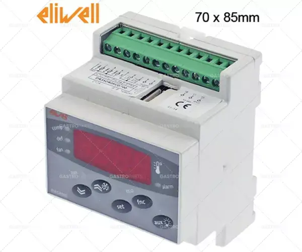 Cenově Výhodný Řídicí jednotka Eliwell typ ewdr985/cslx instalační rozměr 70x85mm 230VAC ntc ptc