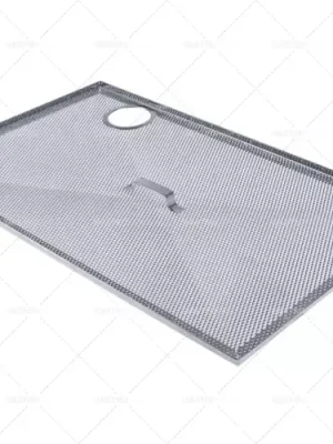 plochý filtr do myčky nádobí H 15 mm D 410 mm Š 243 mm SS Nejlepší Volba