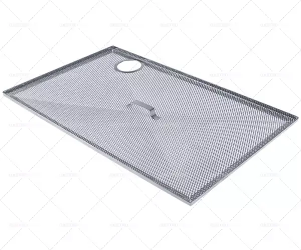 plochý filtr do myčky nádobí H 15 mm D 410 mm Š 243 mm SS Nejlepší Volba