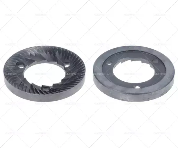 dvojice mlecích kotoučů otáčení doprava D1 o 74 mm ID 38 mm o H 9mm Rozteč zubů 4mm otvor Ø 6mm Super Cena