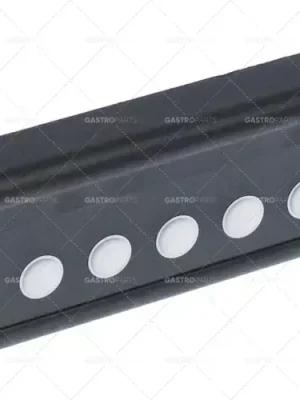 Autentický panel tlačítek 116 mm dlouhý 44 mm široký 5 tlačítek černý