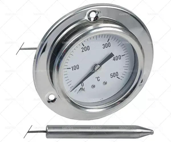 Nízká Cena montáž teploměru ø 60mm t.max. 500°C 0 až +500°C sonda ø 10mm sonda L 63mm
