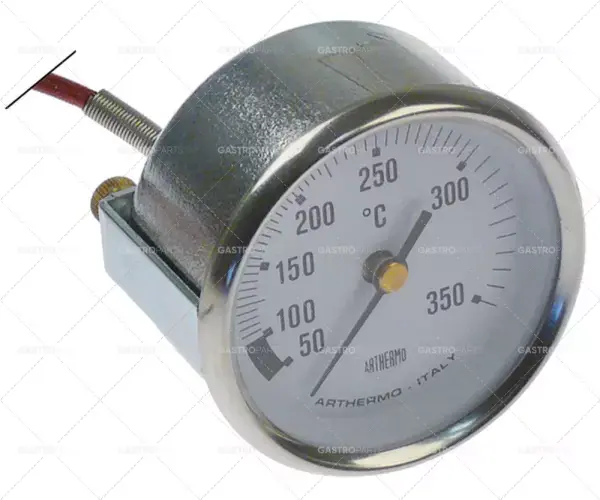 Nejprodávanější Upevnění teploměru ø 60 mm sonda 50-350 °C ø 6 mm sonda L 19 mm kapilární trubka 1600 mm