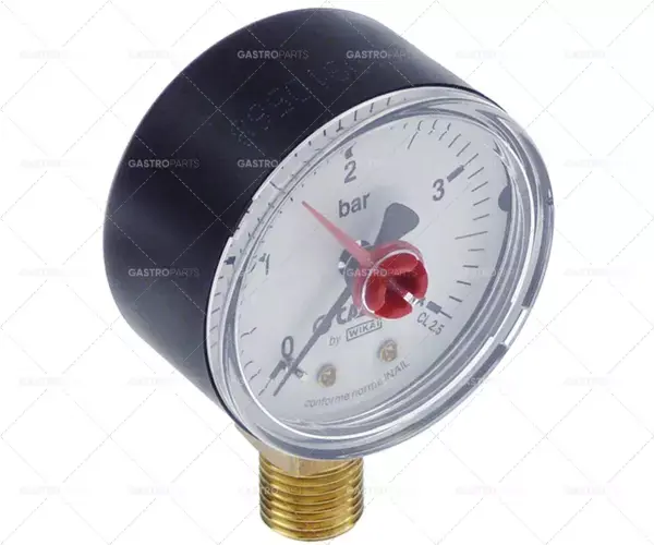Výprodej manometr ø 49mm rozsah tlaku 0-4bar připojení spodní značení nastavitelný závit 1/4"