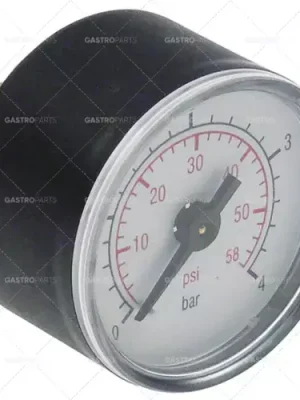 Akce Manometr o 39 mm oblast tisku 0-4bar připojení zpět centric závit M10x0,9