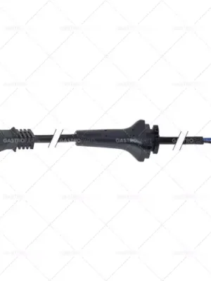 Bezpečná Platba přívod zařízení CEE7/17 2pólový 2x0,75mm² se šrouby Množství 1 ks černý L 3750mm zástrčka typ C