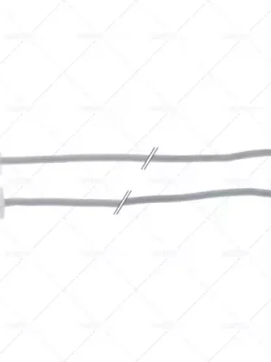 Přímo Od Výrobce kabelový svazek 2 póly délka 100 mm samec 6,3 mm bílý