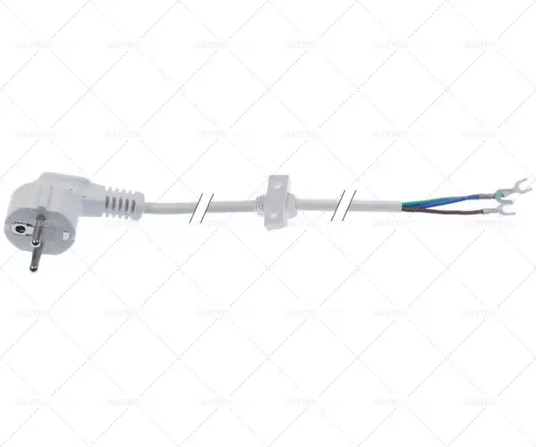 Bezpečná Platba napájecí kabel se zástrčkou cee7/7 typ e+f 3-pol p+n+e 0,75mm² max 16A bílý