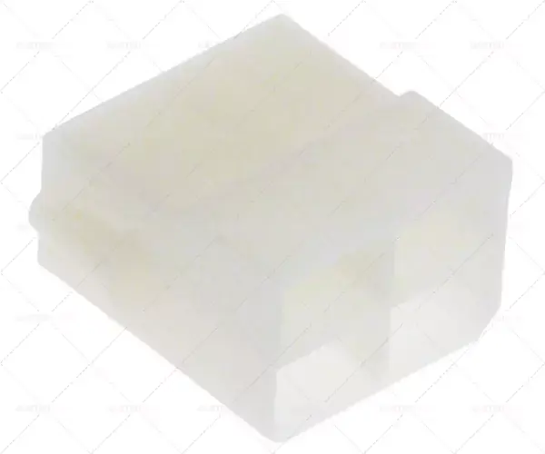Rychlé Dodání Pouzdro 4-pólový velikosti 6,3 mm jen plast T.MAX. 120 ° C Balení 1 kus pro zástrčky