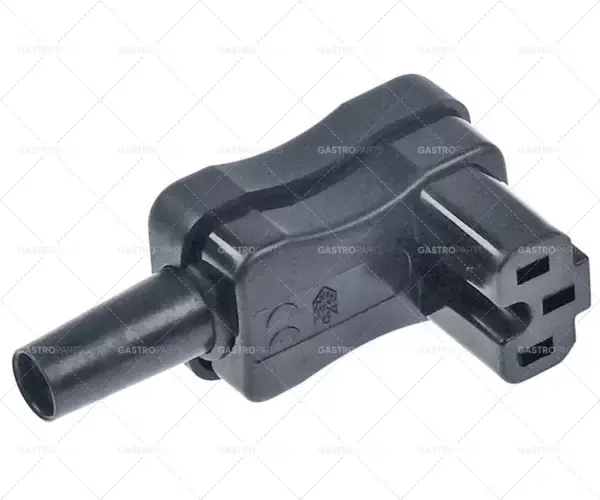 Expresní Doručení vysokoteplotní zásuvka pro spotřebiče C15A úhlová max. 10A/250V T155 z termoplastu