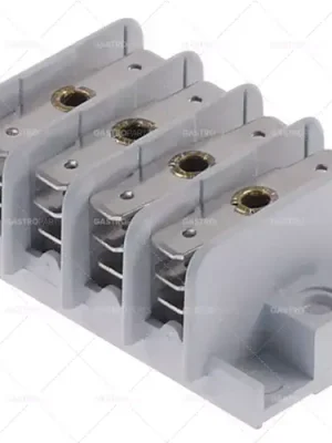 Distribuce terminál 4-pólové max. 20A max 450V připojení F6.3 Temp.Best. 85 ° C Ověřený