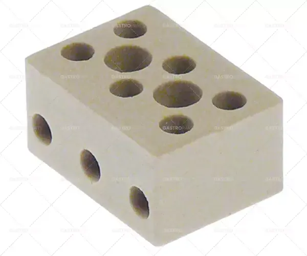 Výhodná Nabídka porcelánový konektor 3-pole 4mm² rozteč mezi otvory 12mm max 30A max 450V
