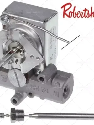 Cenový Hit plynový termostat 60-250°F přívod plynu 3/8" kapilární trubka 610mm sonda ø 9,3mm sonda L 105mm