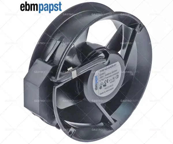 Nakupujte Hned axiální ventilátor ø 172mm H 51mm 230VAC 50Hz 24W ložisko kuličkové ložisko připojení vnější faston 2,8mm