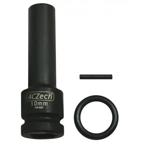1/2” Hlavice průmyslová - 11 mm šestihranná, prodloužená CrMo + trn, o-kroužek Speciální Cena