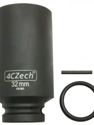 1/2” Hlavice průmyslová - 32 mm šestihranná, prodloužená CrMo + trn, o-kroužek Pouze Dnes