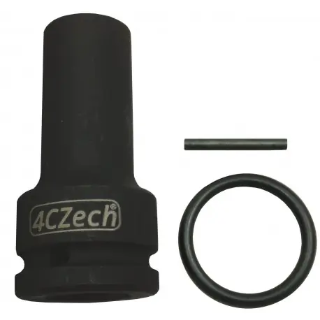 Akce 3/4” Hlavice průmyslová - 27 mm šestihranná, prodloužená CrMo + trn, o-kroužek