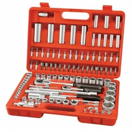 Víkendová Akce Gola sada 1/2", 1/4" 108-dílná, EXTOL PREMIUM
