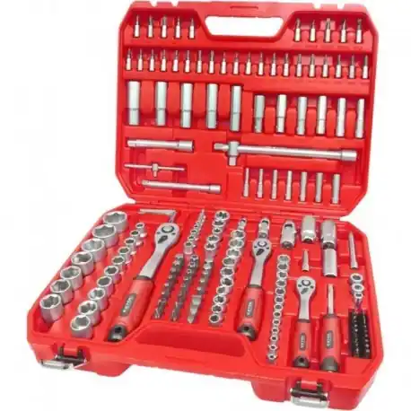 Gola sada 1/4", 3/8" a 1/2" 172-dílná, EXTOL PREMIUM Autentický