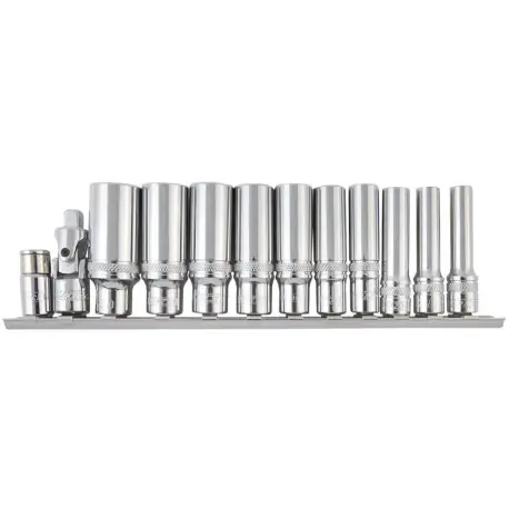 1/4" Sada prodloužených hlavic 5,5 až 14mm + kardan + adaptér na bity 1/4", 4CZech ONE Víkendová Akce