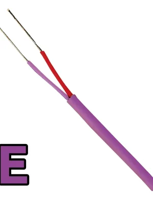 E Type Thermocouple Extension Wire (AWG 24/20) - Wire insulation FEPWire type SolidWire diameter 0,510 mm (24 AWG)Accuracy class 1Lenght 7,5 m (25 ft) Nejprodávanější