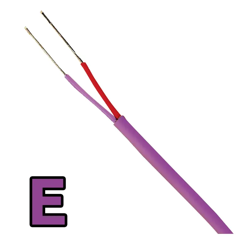 E Type Thermocouple Extension Wire (AWG 24/20) - Wire insulation PVC (polyvinyl)Wire type SolidWire diameter 0,810 mm (20 AWG)Accuracy class 2Lenght 7,5 m (25 ft) Nakupujte Hned